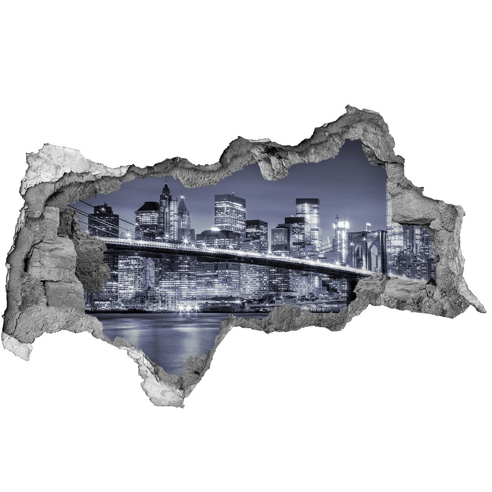Fototapeta dziura na ścianę Manhattan Nowy Jork