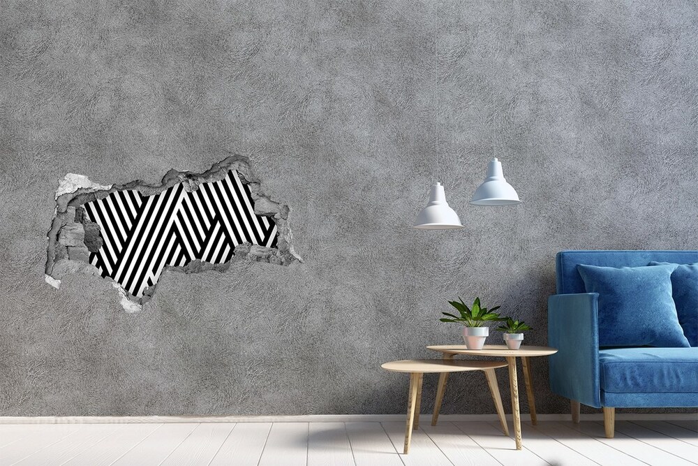 Fototapeta dziura na ścianę Geometryczne tło