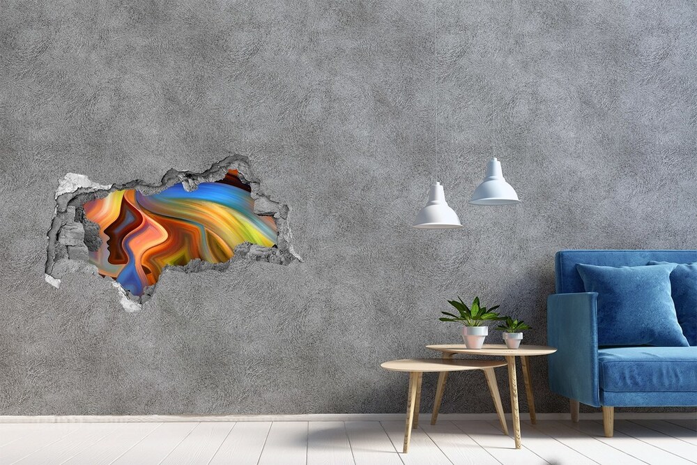 Dziura 3d fototapeta naklejka Abstrakcja