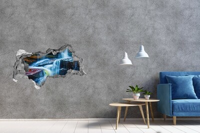 naklejka fototapeta 3D Tropikalny wodospad