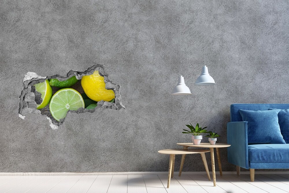 Samoprzylepna naklejka Limonka i cytryna