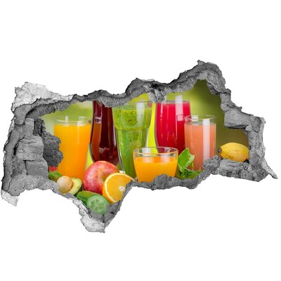Samoprzylepna naklejka beton Owocowe soki