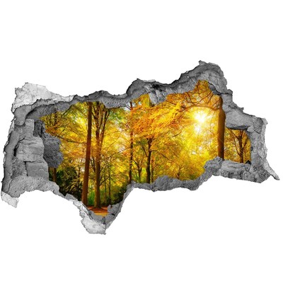 naklejka fototapeta 3D widok Las jesienią