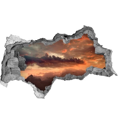 naklejka fototapeta na ścianę Zachód słońca góry
