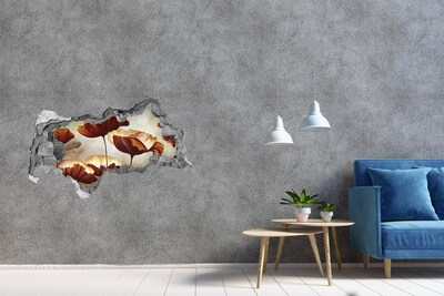 Dziura 3d foto tapeta naklejka Pies z tortem