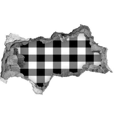 Samoprzylepna dziura naklejka Geometryczne tło