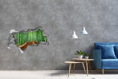 Dziura 3d fototapeta na ścianę naklejka Tygrys