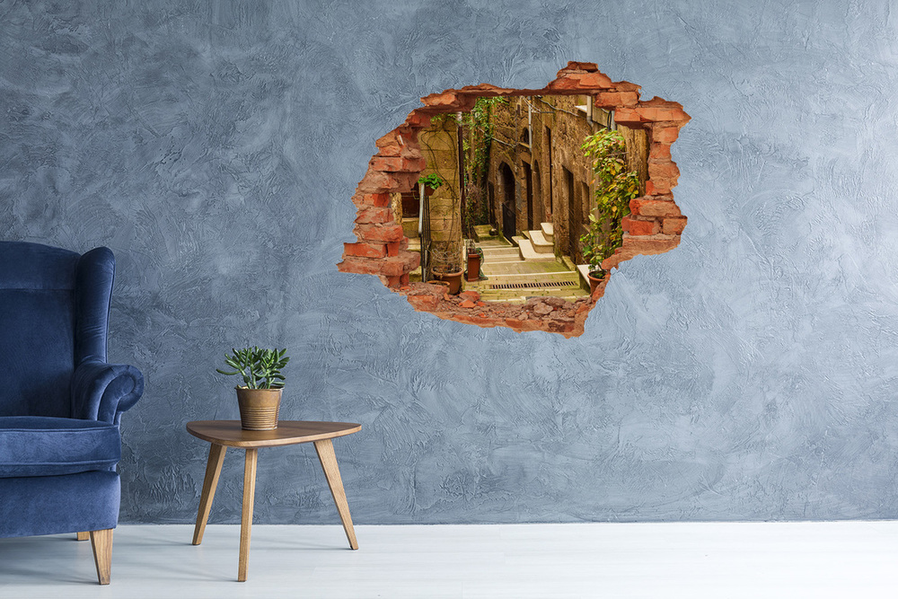 Fototapeta dziura na ścianę Włoskie uliczki