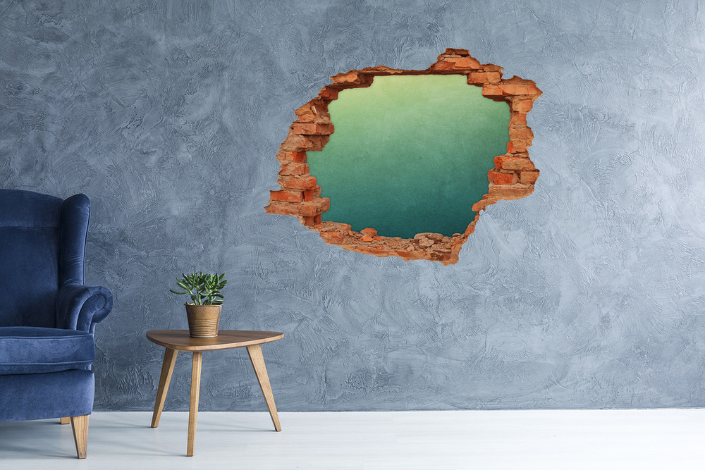 Samoprzylepna dziura na ścianę Morski gradient