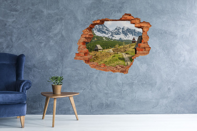 Dziura 3d w ścianie na ścianę Hale Tatry