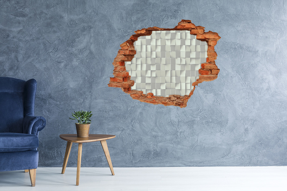 Fototapeta dziura na ścianę Geometryczne tło