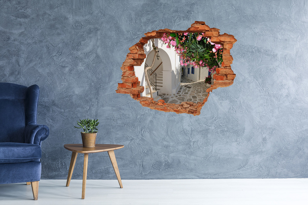 Fototapeta dziura na ścianę 3d Urokliwe uliczki
