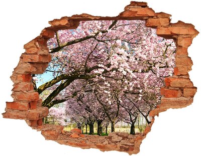 Samoprzylepna dziura na ścianę Drzewa wiśni
