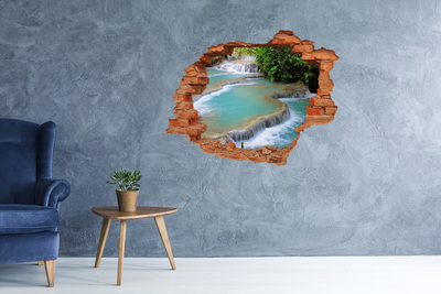 naklejka fototapeta 3D widok Wodospad w lesie