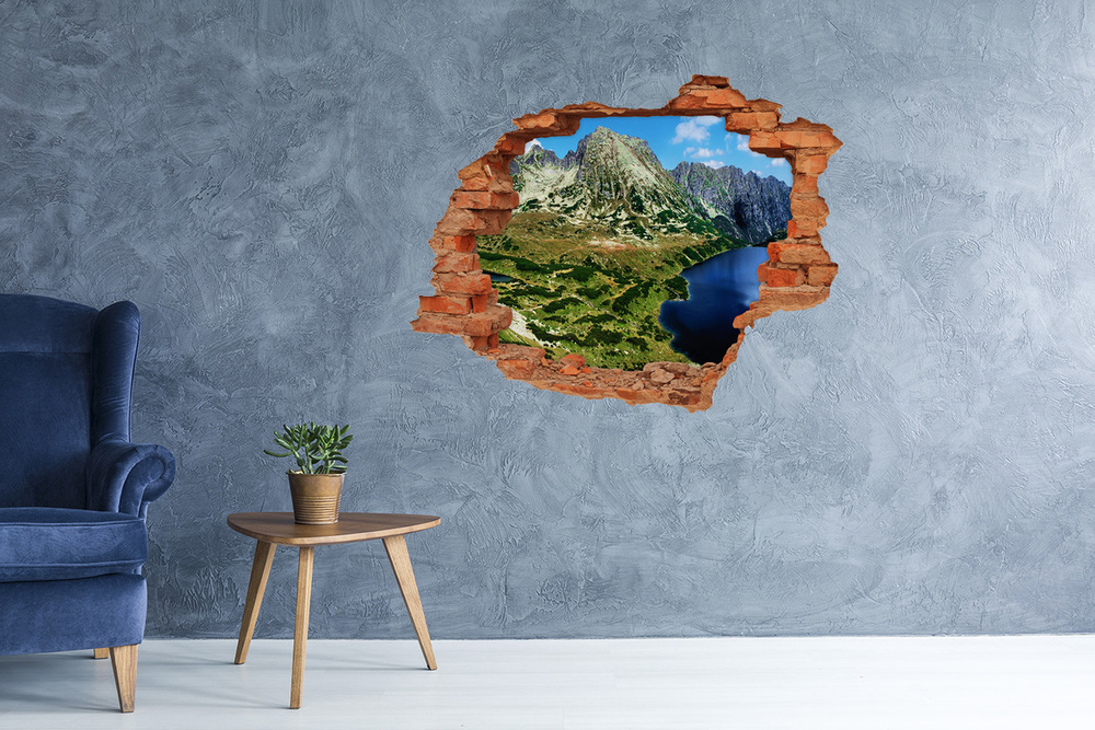 naklejka fototapeta 3D widok Dolina w górach
