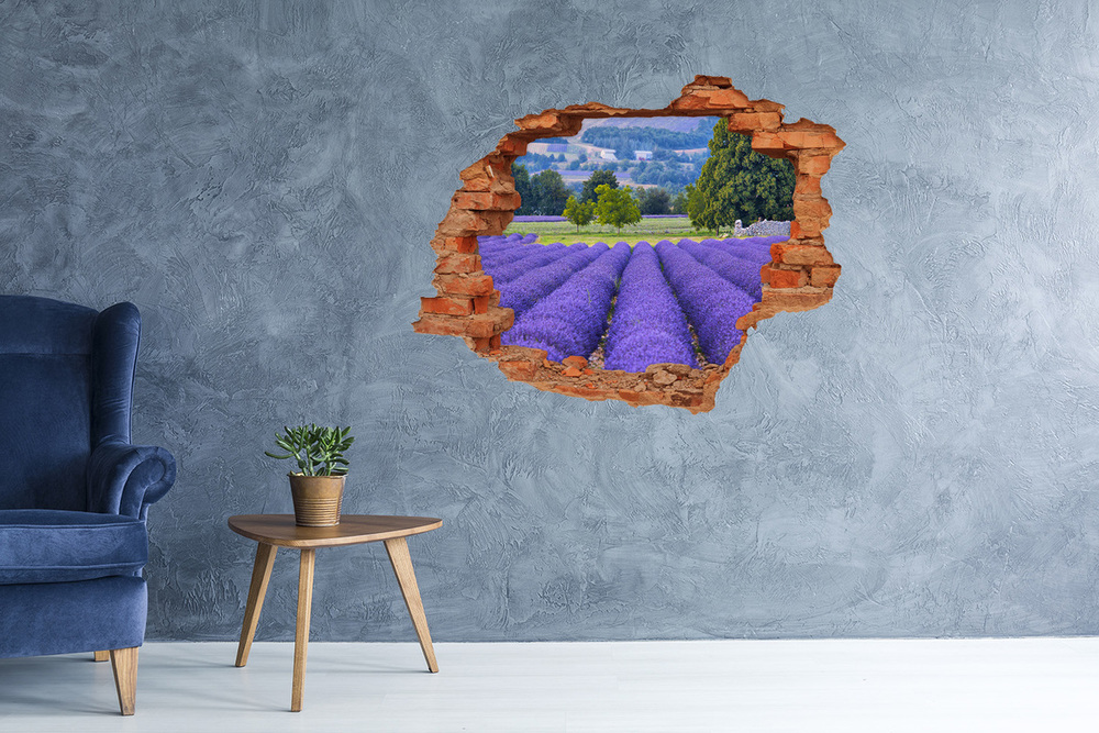 naklejka fototapeta 3D widok Pole lawendy