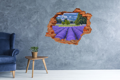 naklejka fototapeta 3D widok Pole lawendy