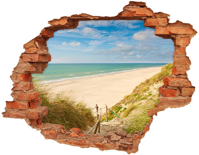 naklejka fototapeta 3D widok Nadmorskie wydmy