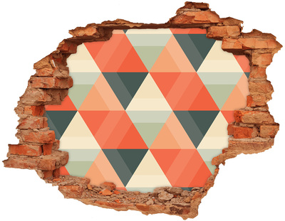 Fotoobraz dziura na ścianę Geometryczne tło