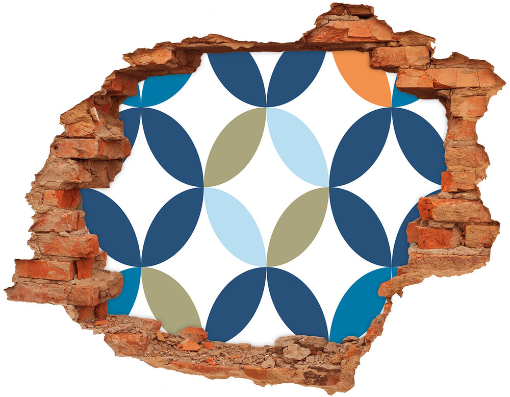Fotoobraz dziura na ścianę Geometryczne tło