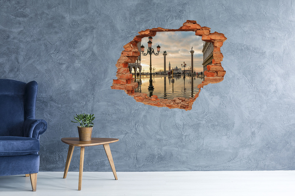 Fototapeta dziura na ścianę 3d Wenecja Włochy