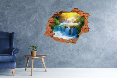 naklejka fototapeta 3D widok Wodospad Krka