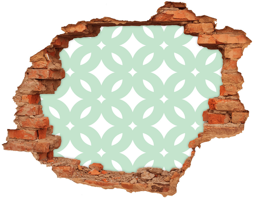 Fotoobraz dziura na ścianę Geometryczne tło