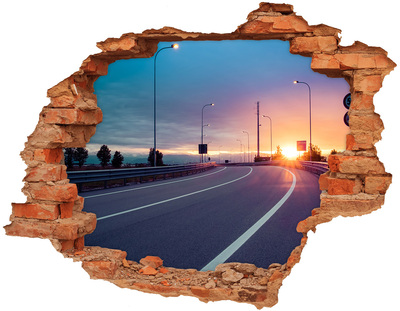 naklejka fototapeta 3D widok Autostrada
