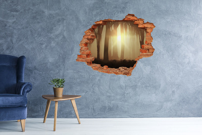 naklejka fototapeta 3D widok Mgła w lesie