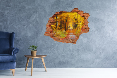 naklejka fototapeta 3D widok Las jesienią