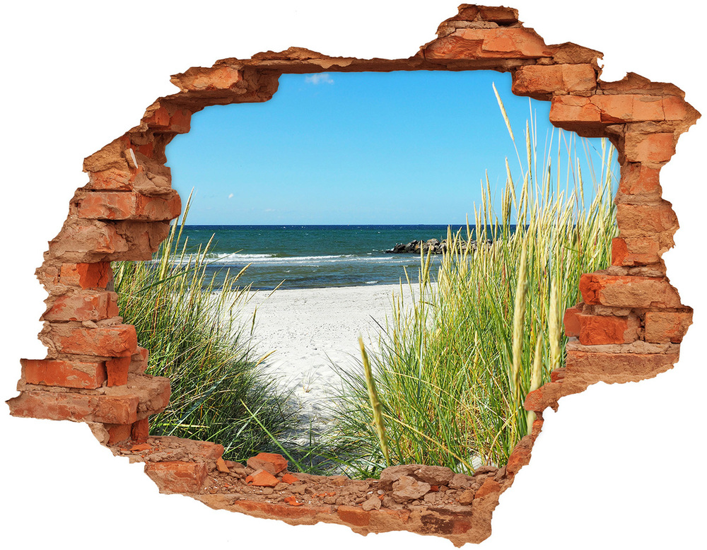 naklejka fototapeta 3D widok Nadmorskie wydmy