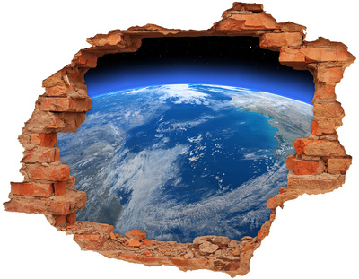 Foto zdjęcie dziura na ścianę Planeta Ziemia