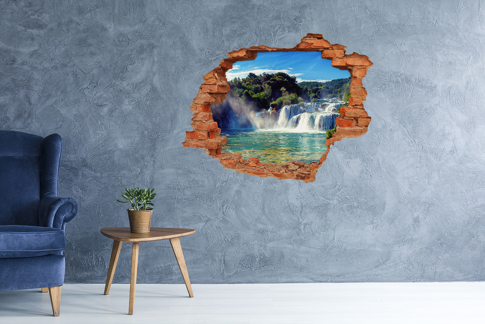 Dziura 3d foto tapeta naklejka Konie w galopie