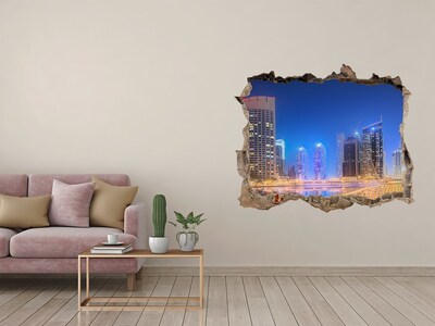Fototapeta dziura na ścianę Dubaj