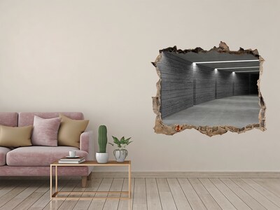 Fototapeta dziura na ścianę Betonowy tunel