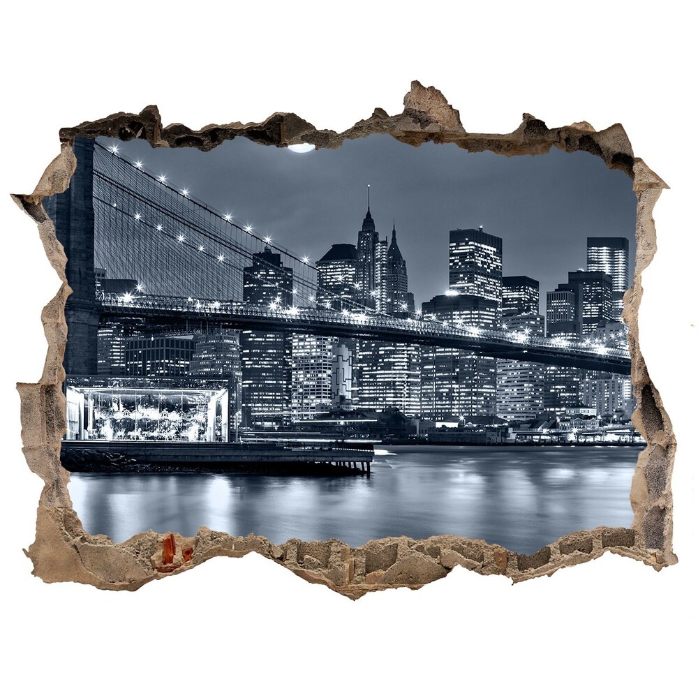 Fototapeta dziura na ścianę Manhattan Nowy Jork
