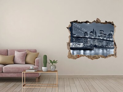 Fototapeta dziura na ścianę Manhattan Nowy Jork