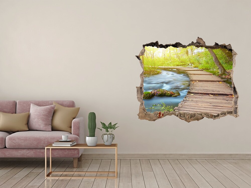 naklejka fototapeta 3D widok Ścieżka w lesie