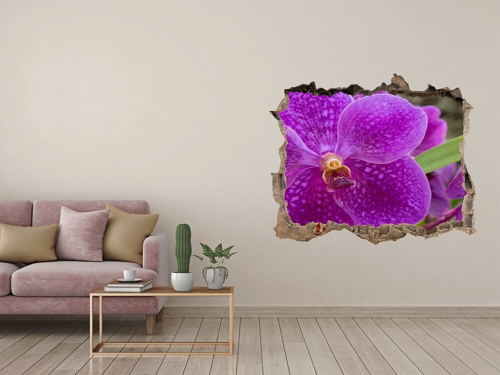Samoprzylepna dziura naklejka Orchidea
