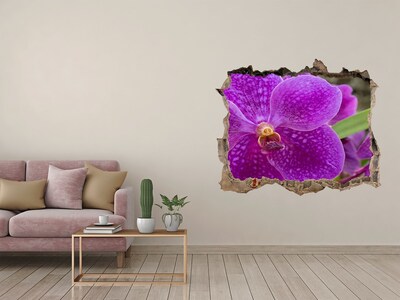 Samoprzylepna dziura naklejka Orchidea