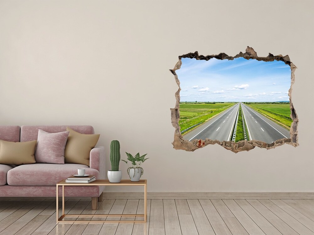 naklejka fototapeta 3D widok Autostrada