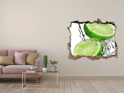 Samoprzylepna naklejka beton Limonki i woda