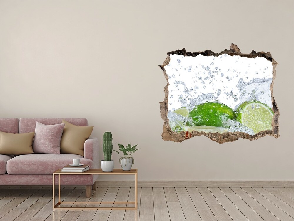 Samoprzylepna naklejka beton Limonki i woda