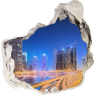 Fototapeta dziura na ścianę Dubaj