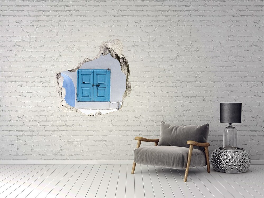 Fototapeta dziura na ścianę Santorini Grecja