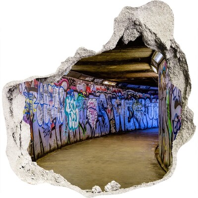 Fototapeta dziura na ścianę Graffiti w metrze