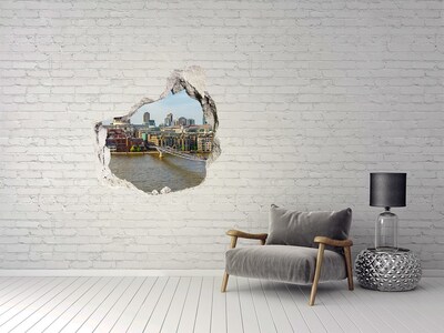 Fototapeta dziura na ścianę Tamiza Londyn