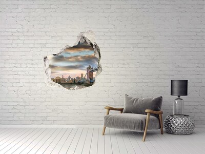 Fototapeta dziura na ścianę Tower Bridge Londyn
