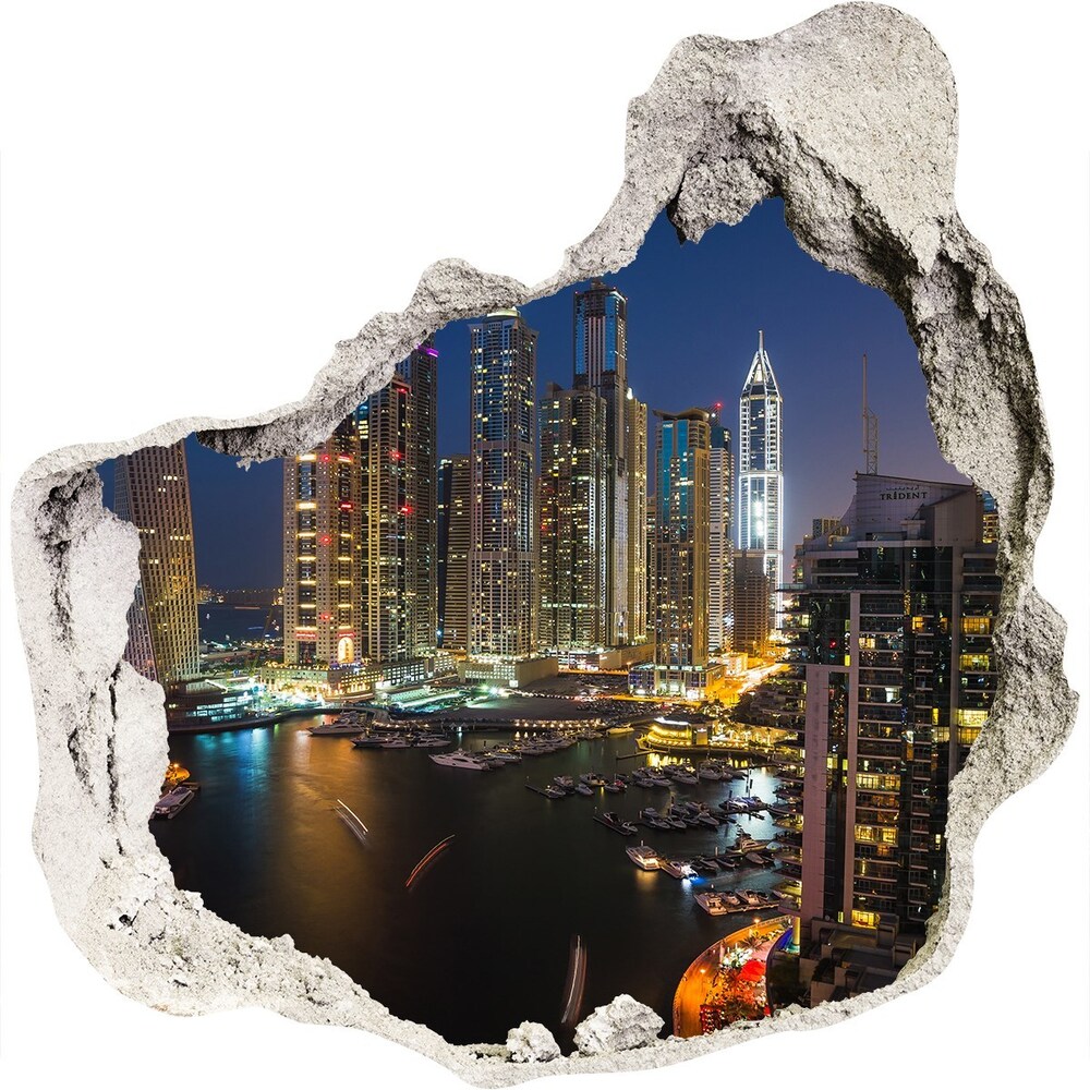 Fototapeta dziura na ścianę Marina w Dubaju