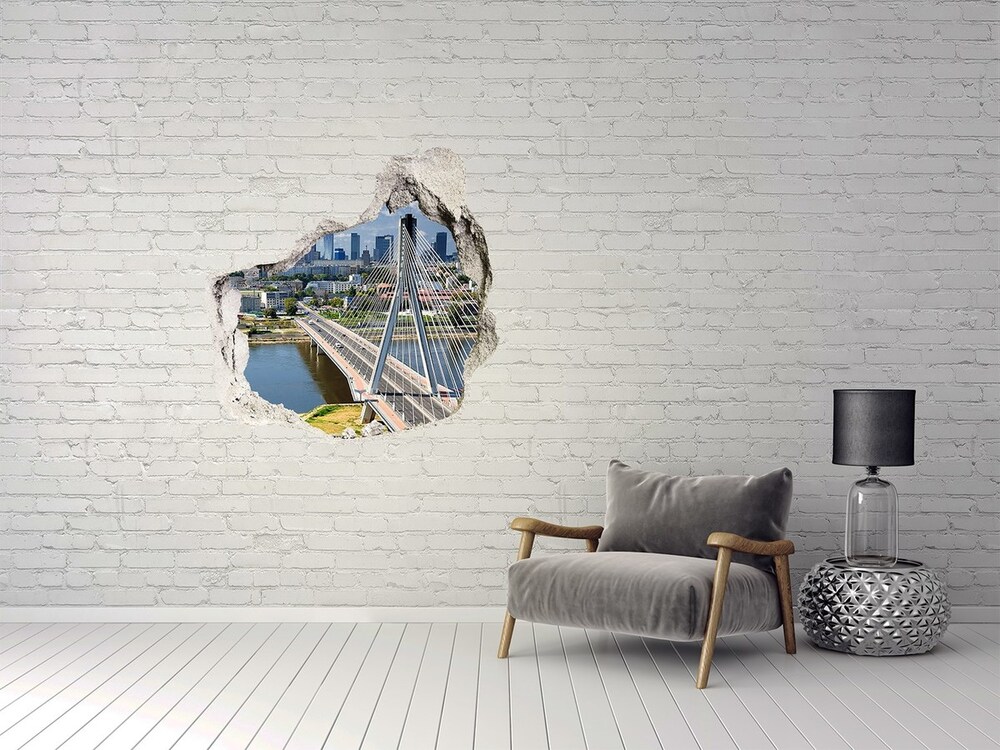 Fototapeta dziura na ścianę Warszawa Polska